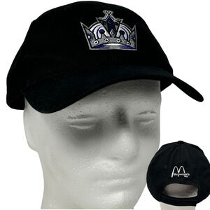 Los Angeles LA Kings McDonalds Hat Cap NHL Hockey Fast Food Strapback Black